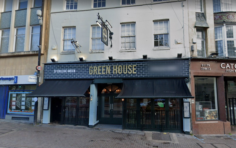 Green House bar In College Green, Bristol city centre (Image: Google Maps, free to use by all partners)