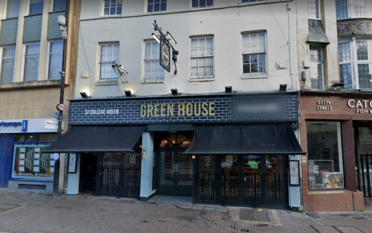 Green House bar In College Green, Bristol city centre (Image: Google Maps, free to use by all partners)