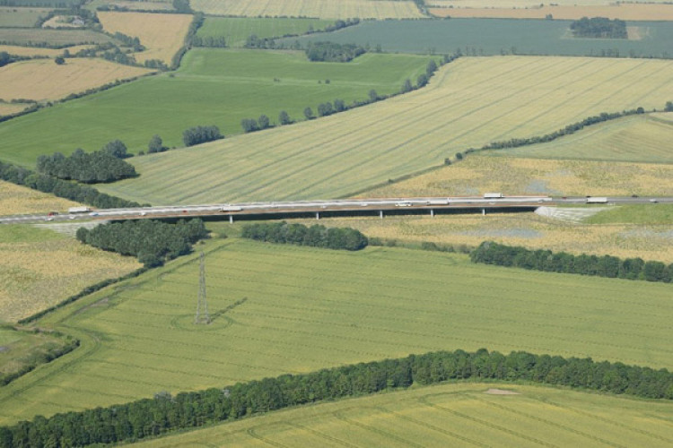 A bridge too far? The planned viaduct over the Mardyke Valley envisaged by National Highways. 