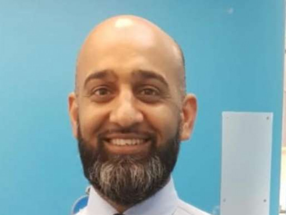 Ealing Co-op store manager Sajid Ashraf