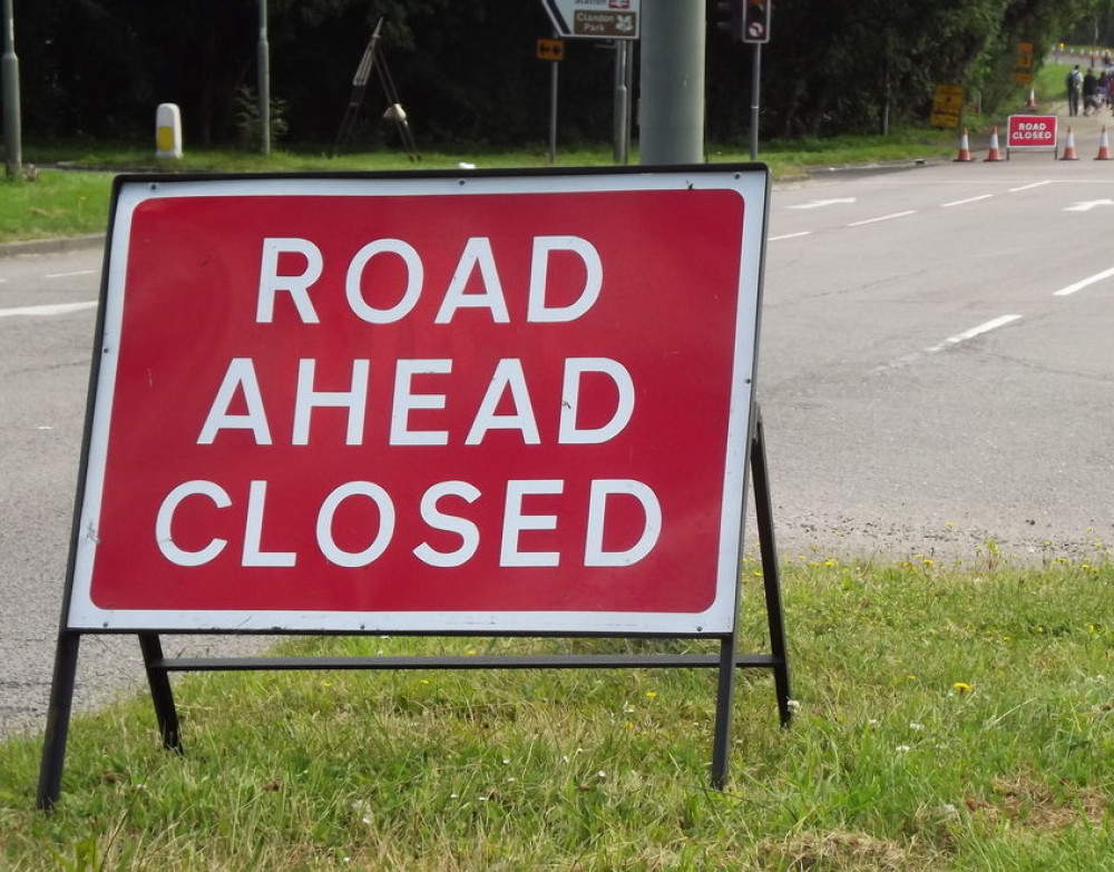 Road closures will be in place from 8am on Sunday November 13