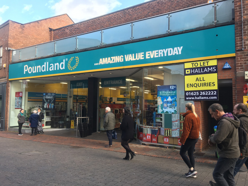 Macclesfield: The lease for the Mill Street Poundland comes to a close at the end of the year. Will you miss it? (Image - Alexander Greensmith / Macclesfield Nub News)