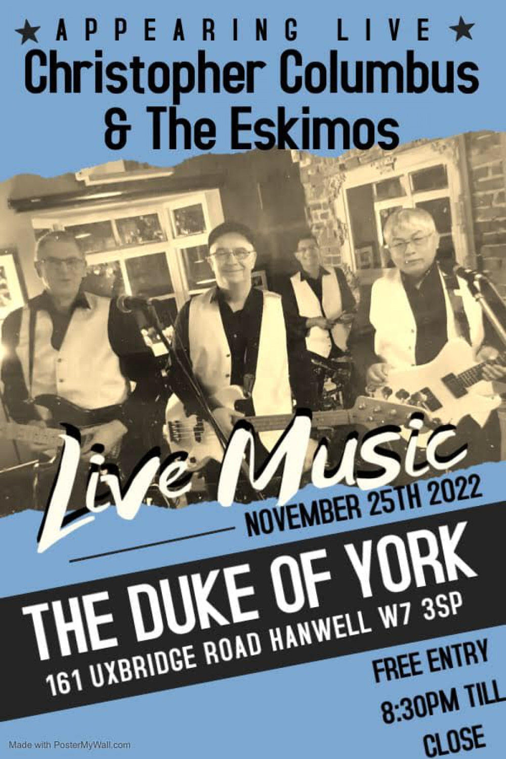 The Duke of York, 161 Uxbridge Road, Hanwell, W7 3SP