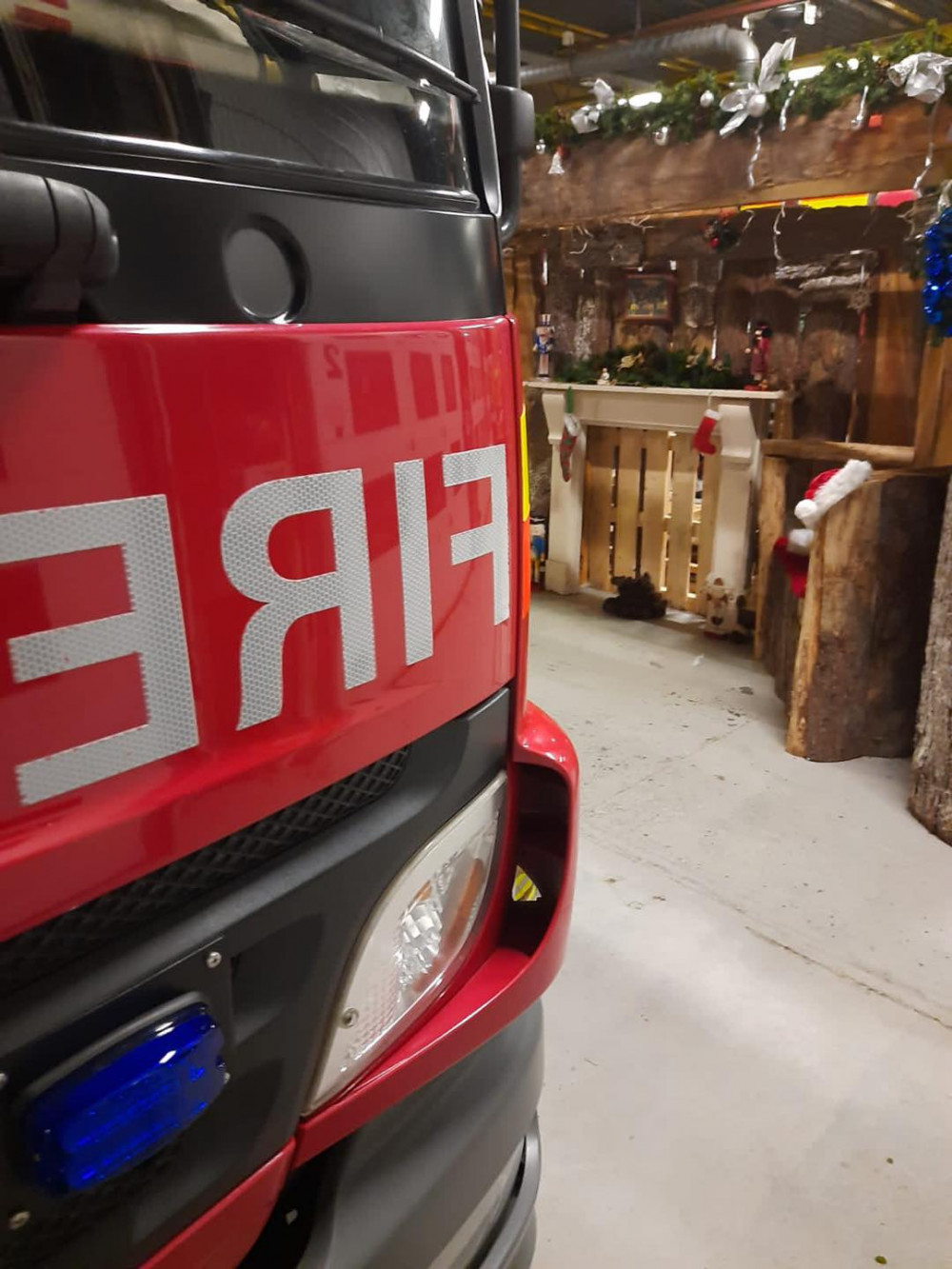 The Christmas Grotto - (Image: Falmouth Community Fire Station) The Christmas Grotto - (Image: Falmouth Community Fire Station)