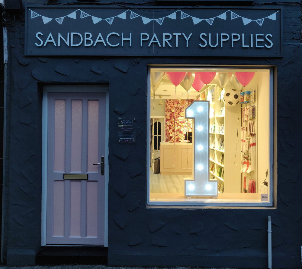 Photo: Sandbach Party Supplies  