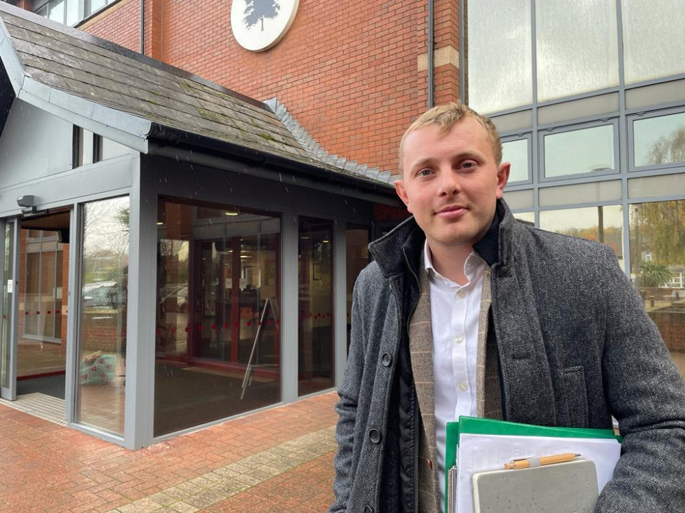 Disgraced Ashfield Councillor Tom Hollis has attended his first cabinet meeting since being sentenced in court and confirmed he will not be resigning. Image: LDRS.