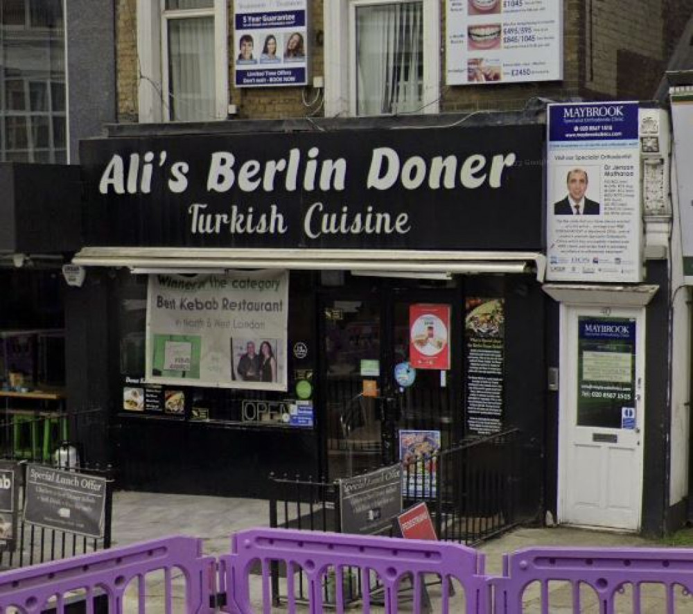 Ali\'s Berlin Doner has been given a poor hygiene rating by inspectors. Credit: Google. 