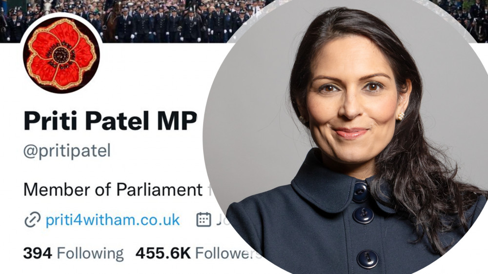 Priti Patel resigned as Home Secretary in September, when Liz Truss became Prime Minister.