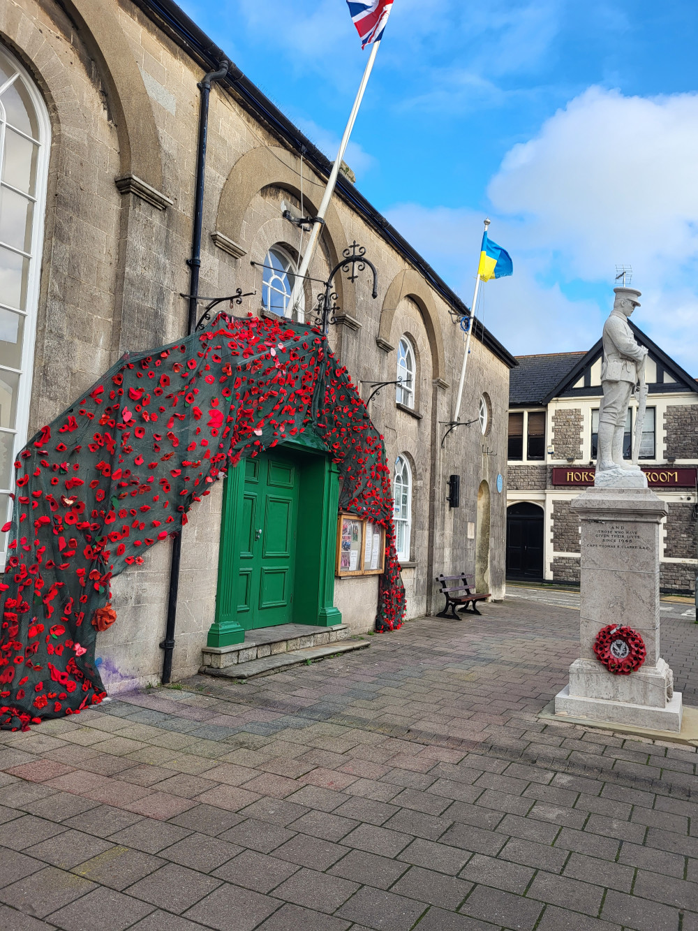 The Town Hall will be part of the Remembrance Service and Wreath Laying Ceremony taking place on Sunday 13th November 2022.