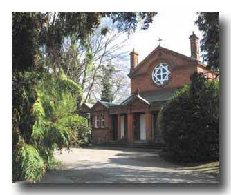 The spacious Village Hall: home to Sudbrook School