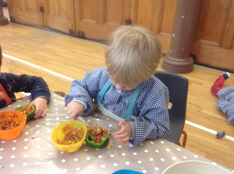 Children at Sudbrook enjoy learning basic cooking skills