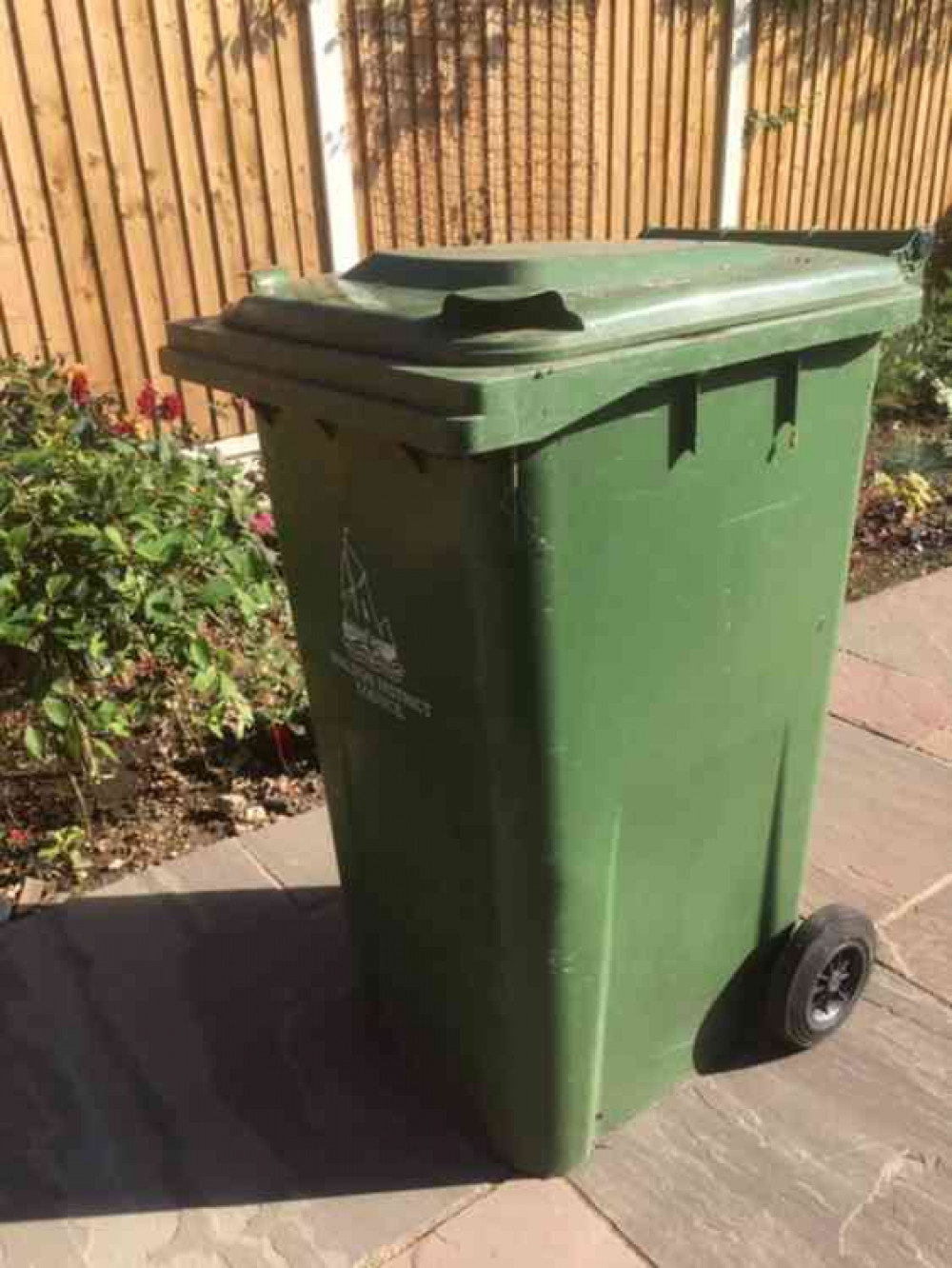 One of Maldon's green garden bins: the scheme is open again for those waiting to sign up