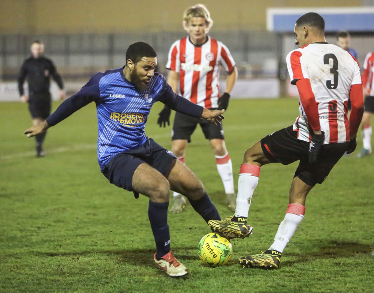 Kyreec Lisbie, Isaac Holland, Michael Olakigbe, Roy Syla, and Roy Jones were all on the scoresheet in Brentford B's cup win. Photo: Martin Addison.
