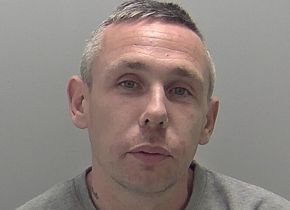 Tommy Johnstone stole hundreds of pounds worth of alcohol and food from local businesses (image via Warwickshire Police)