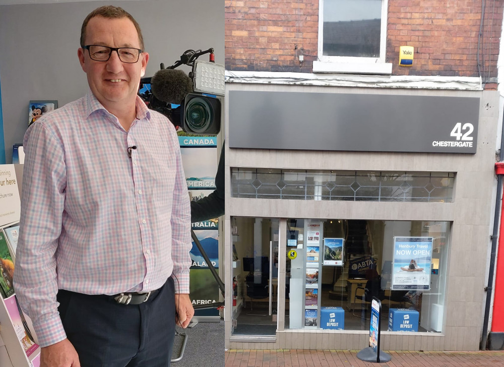 They've moved down Chestergate from west to east of the street, closer to Macclesfield Town Hall. Congrats! (Image - Henbury Travel)