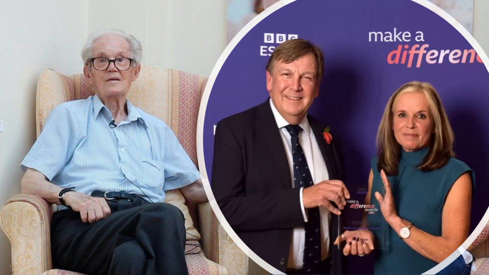 Steph Cox saved her octogenarian neighbour from a fire last year. (Photos: BBC)