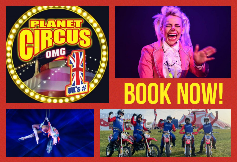 Take a look at what's happening in Hucknall this weekend. Image courtesy of Planet Circus OMG,.