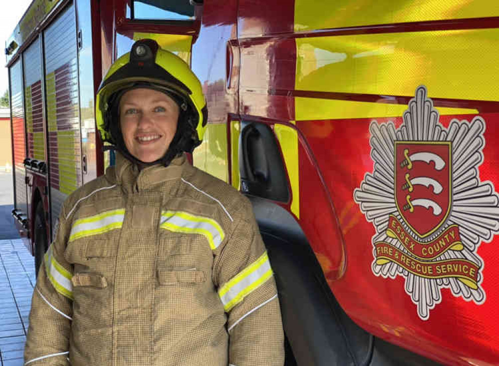 Ignoring the stereotypes: firefighter Katie Adrian