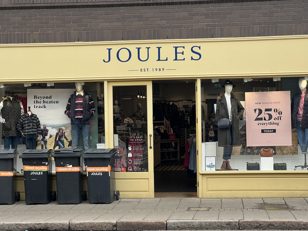 Hitchin's branch of Joules on Bancroft is under threat. CREDIT: @HitchinNubNews