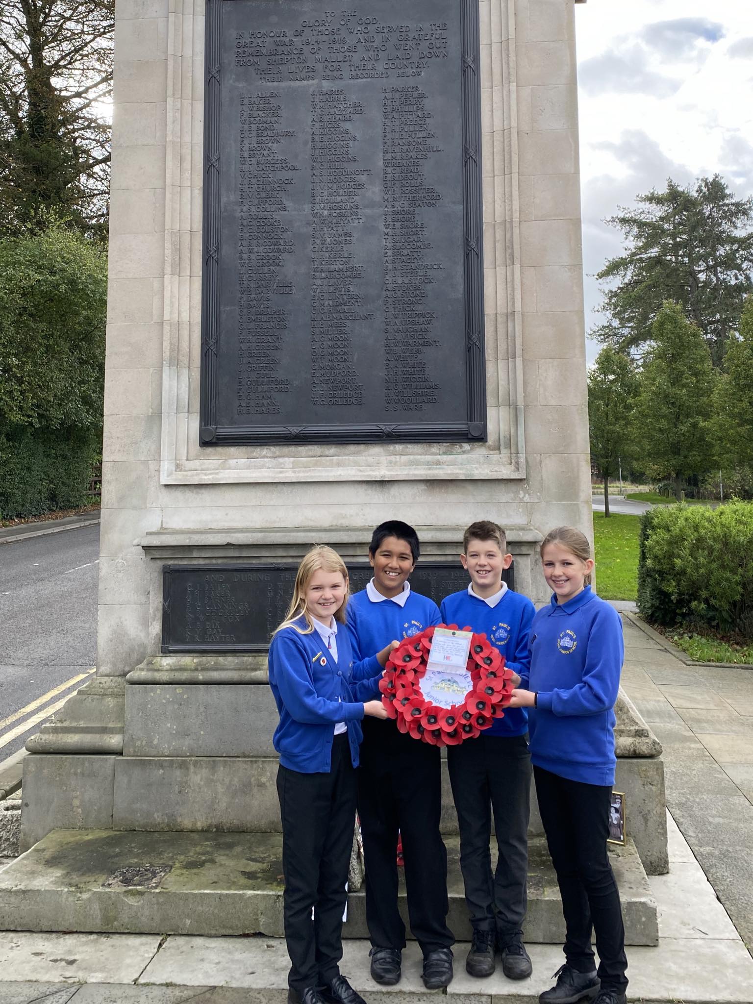 Armistace Day at Shepton Mallet (Photo: Facebook/Shepton Royal British Legion) 