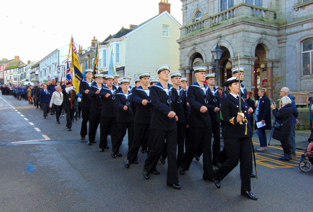 Helston Remembrance Service (Image: Graeme Wilkinson) 