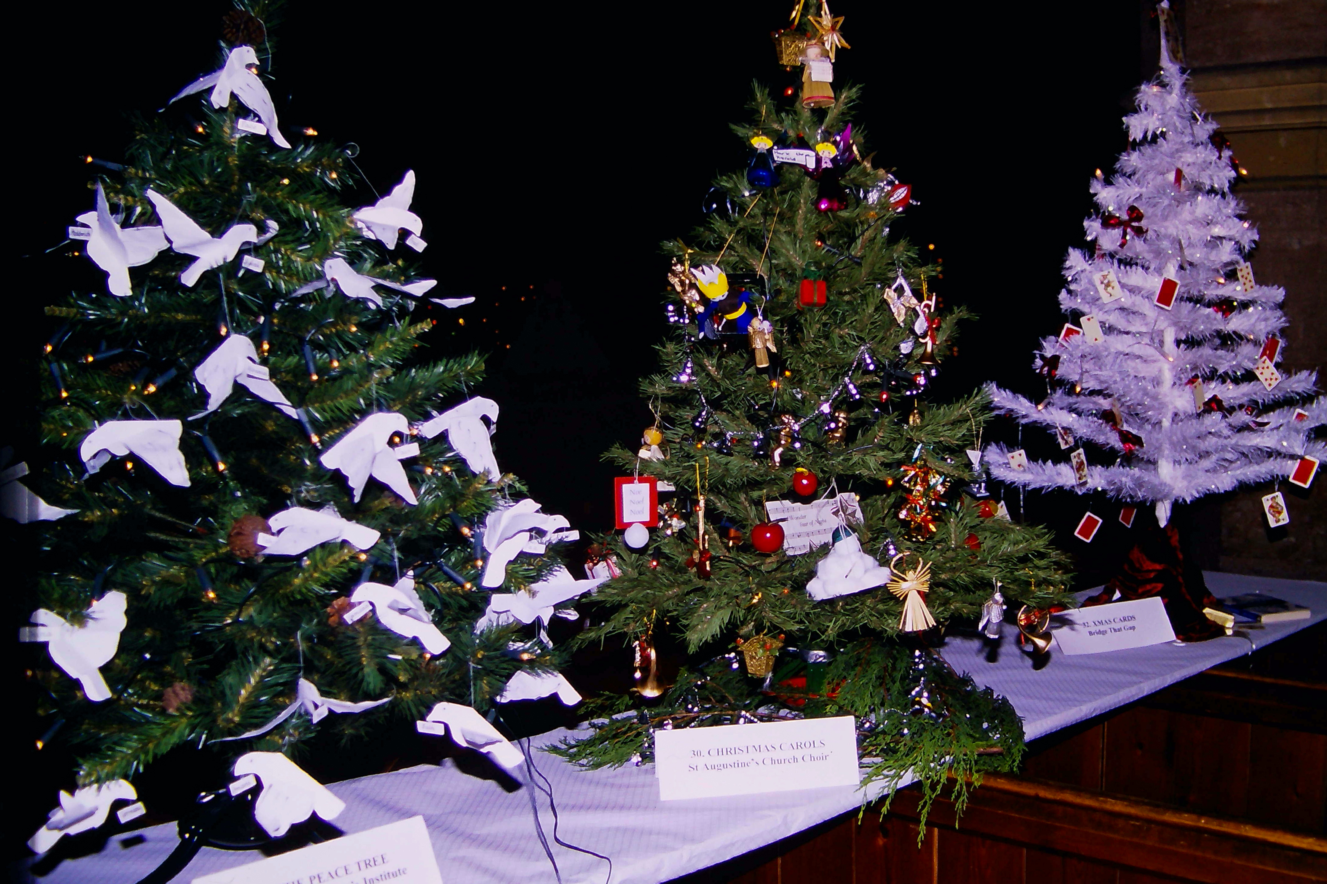 Christmas Trees from previous festivals
