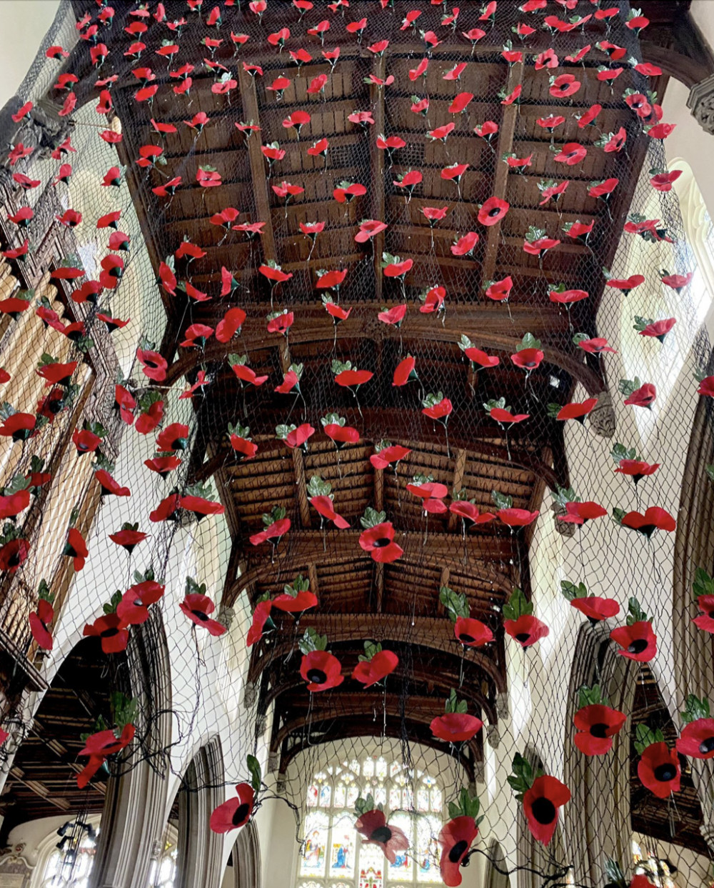 St Mary’s held a Parish Civic Service for Remembrance Sunday. PICTURE: The inside of St Mary's Church, Hitchin. CREDIT: Margaret Khinmaung 