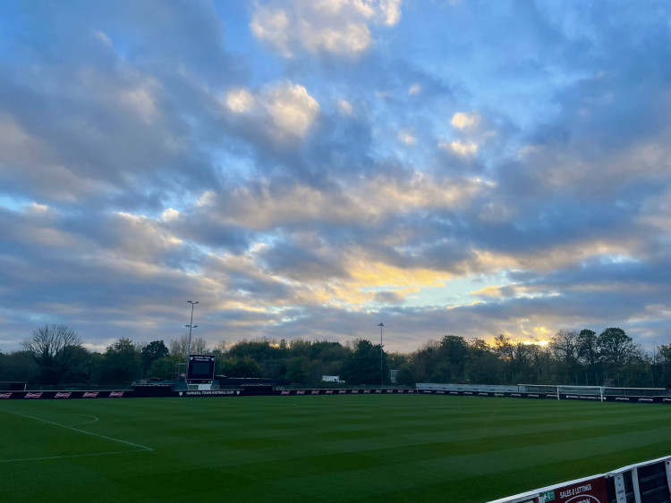 A 90th minute winner meant that Hanwell Town have now lost four straight matches. Photo: Hanwell Town.