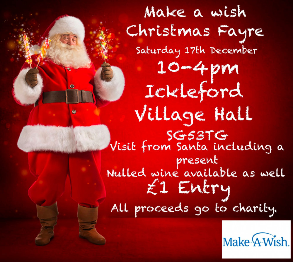 Christmas Charity Craft Fayre at Ickleford Village Hall