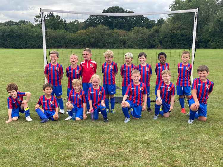 Under-7s of the Maldon and Tiptree Youth Football Club