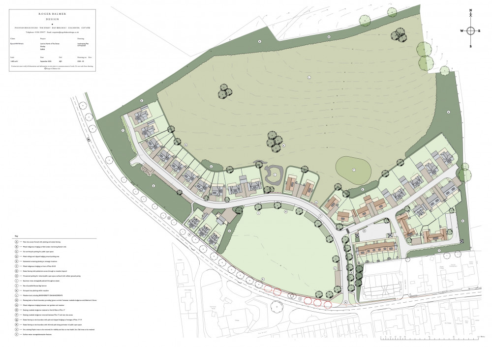 Outline plan for Chapel Field site, Shotley