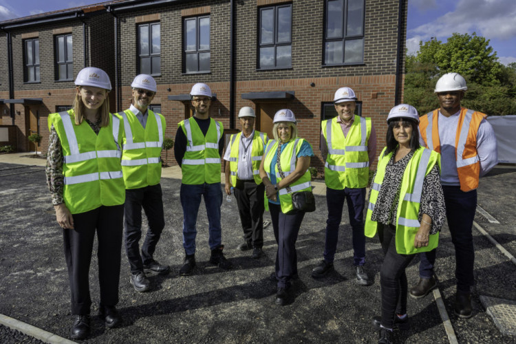 Councillors and officers visited the Hope Green site.