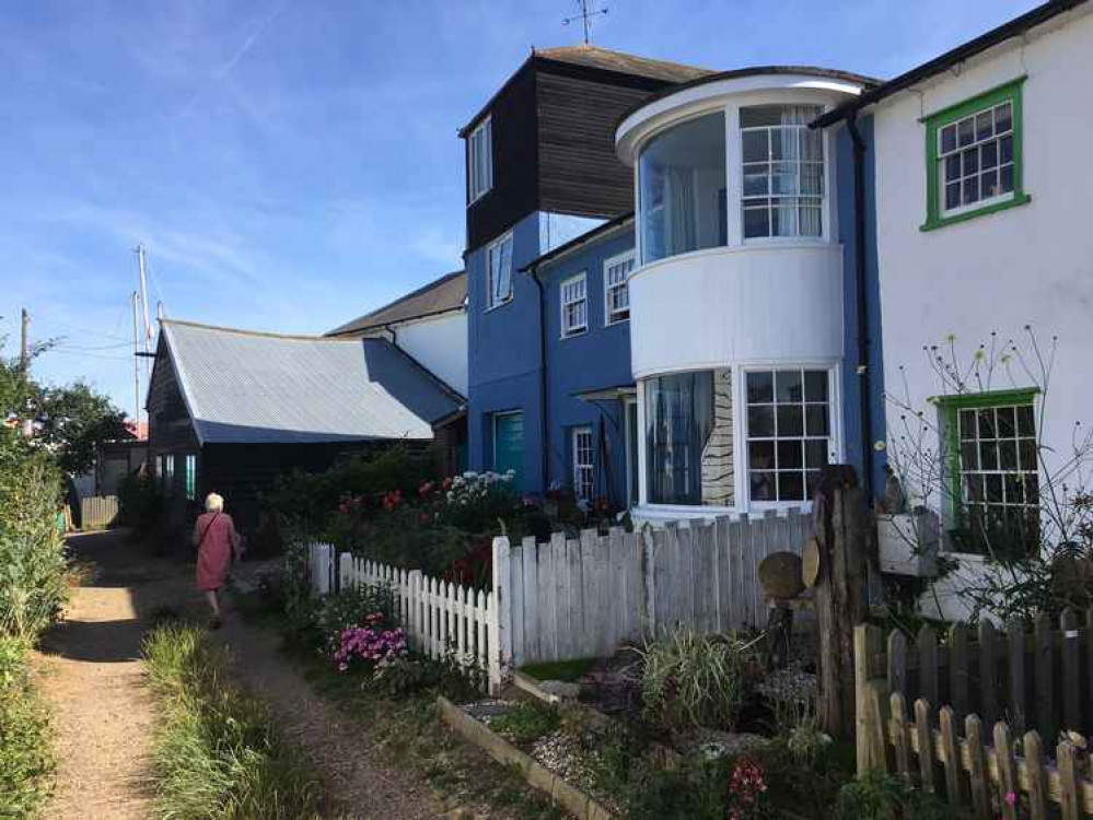 The Blue House in Chelmer Terrace, Maldon