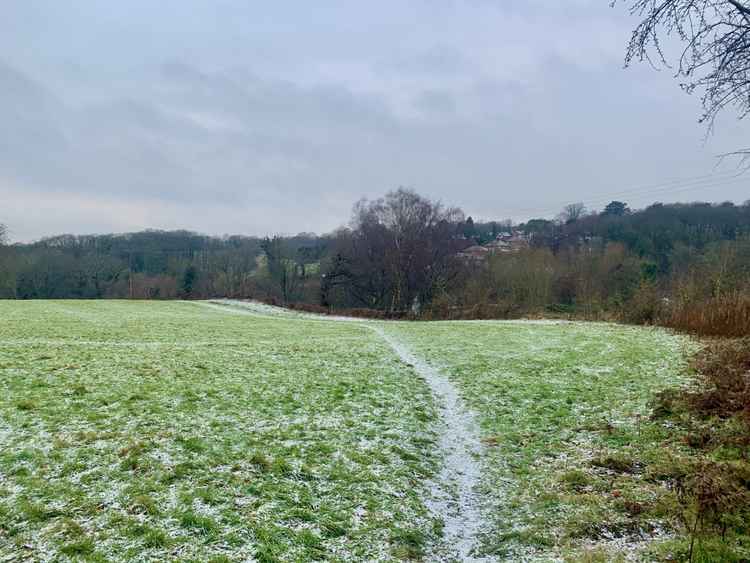 The field leading to Grange Road