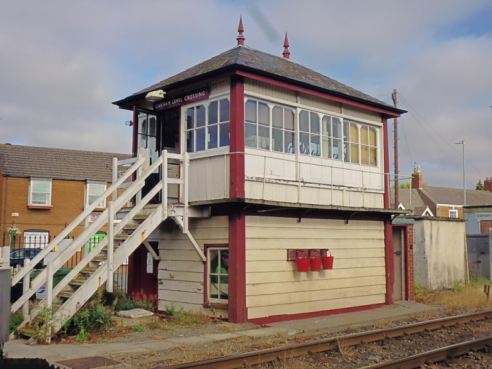 Oakham signal box (image courtesy of National Rail)