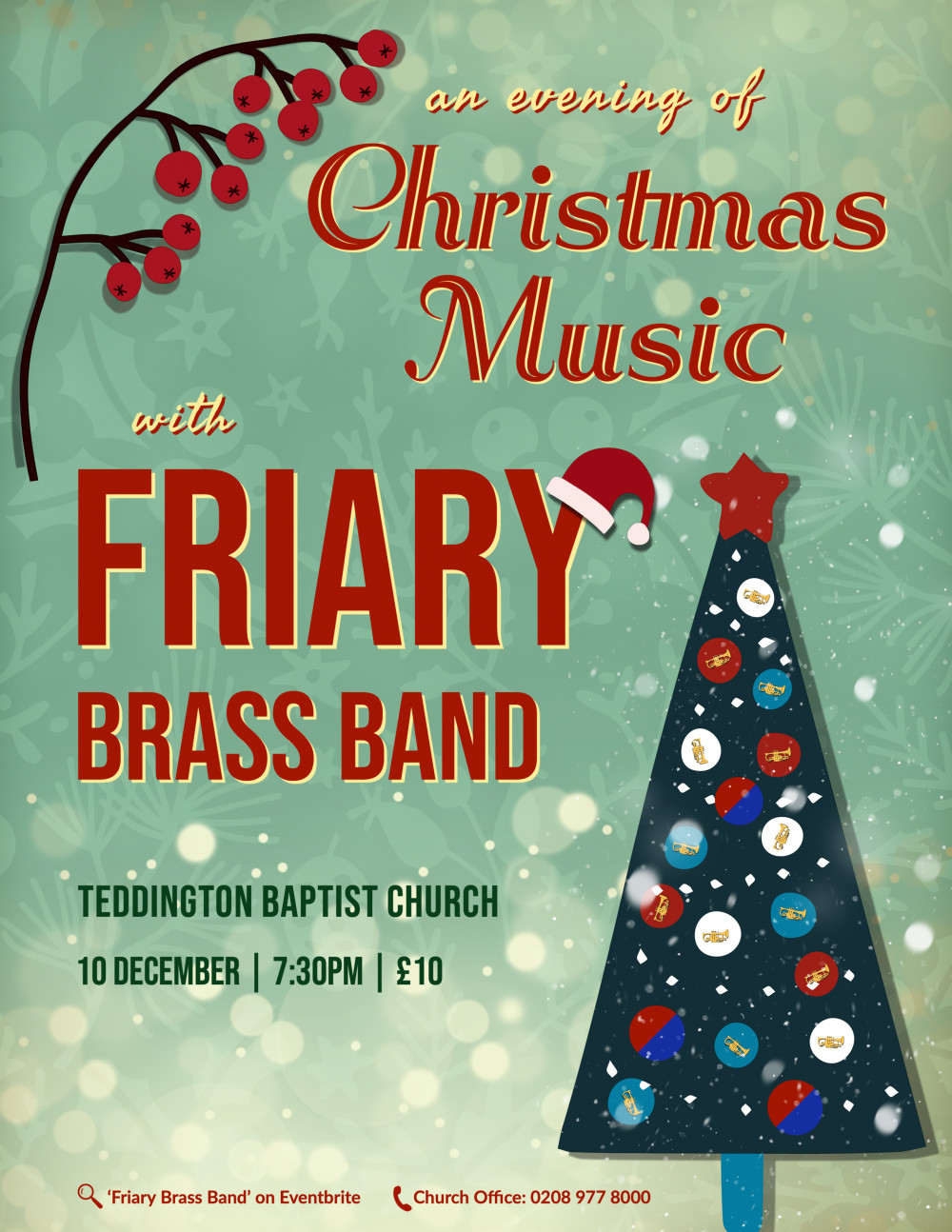 An Evening of Christmas music with the Friary Brass Band