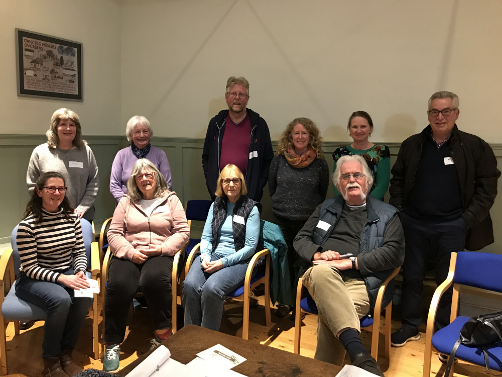 The team and attendees, including some Oakham locals and officials (image courtesy of Oakham Climate Action)