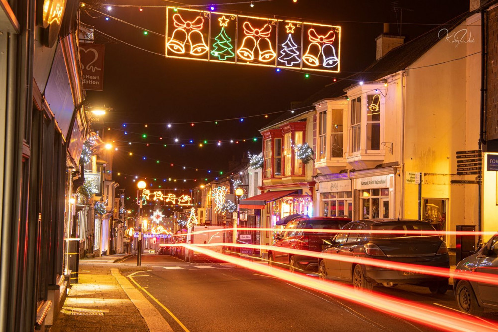 Helston Christmas Lights (Image: Kathy White) 