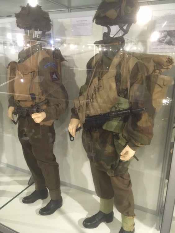 Two of the Second World War military outfits