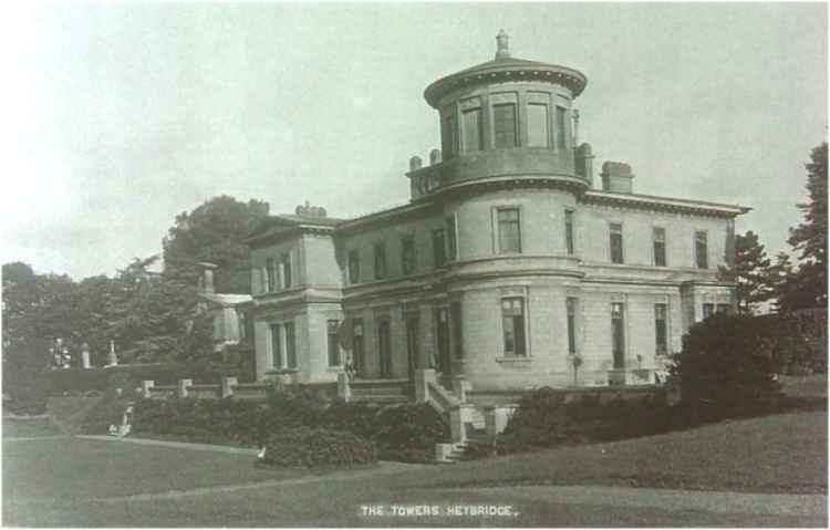 The grand mansion as it once was