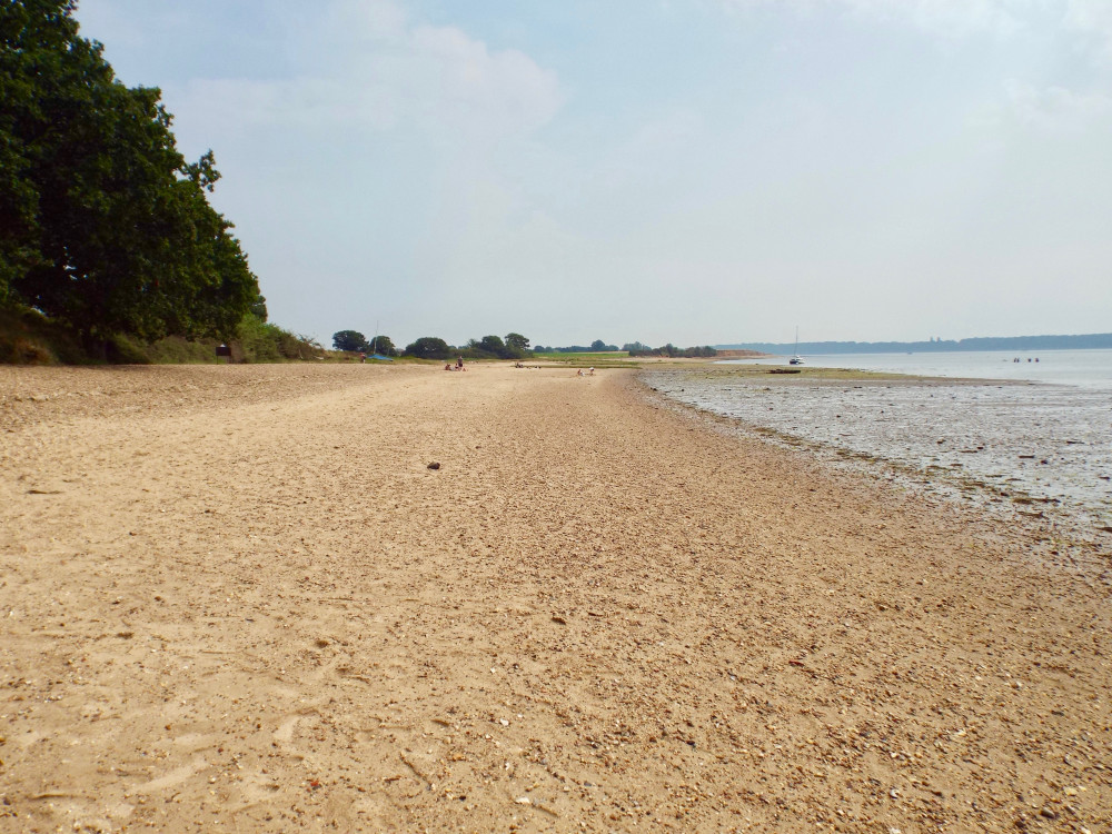 Harkstead's sandy beach