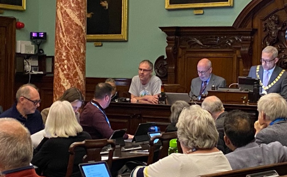 Gordon Mackay addresses Bath and North East Somerset Council.