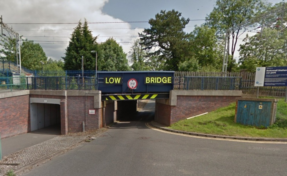 The Station Road bridge came in at number seven on the list (image via google.maps)