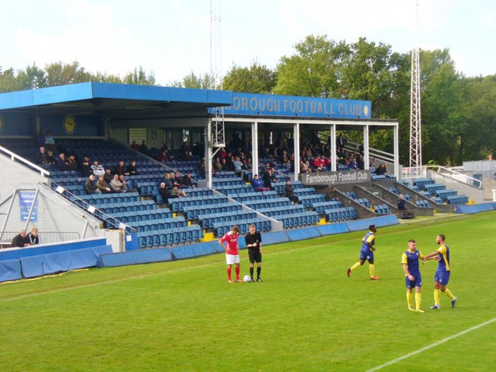 Hampton and Richmond were knocked out of the FA Trophy in the last minute. Photo: Colin Smith.