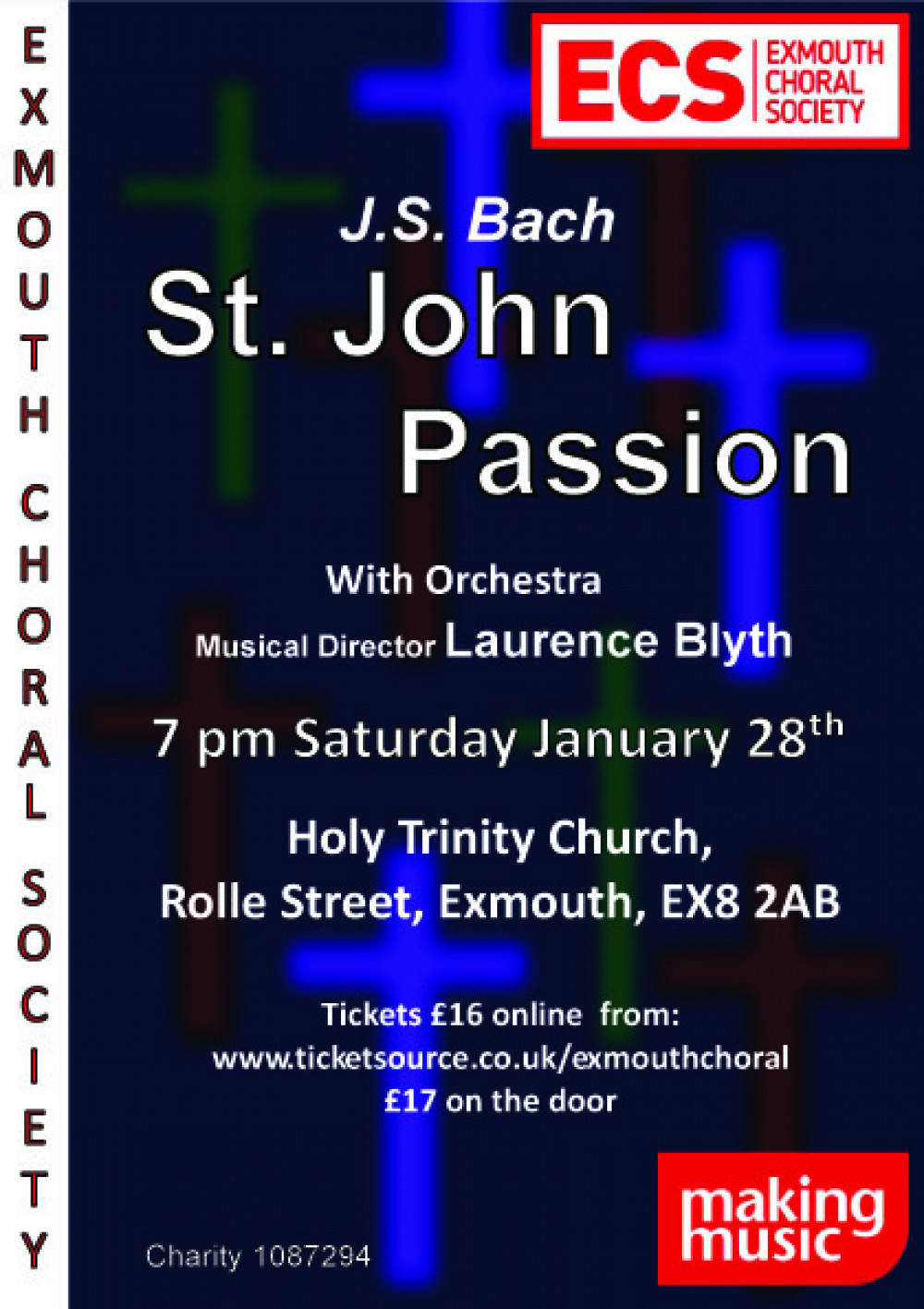 J.S. Bach St John Passion sung by Exmouth Choral Society
