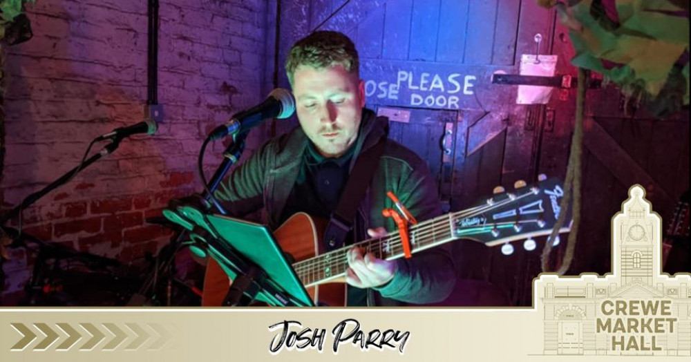 Josh Parry is live at Crewe Market Hall on Saturday (November 26).