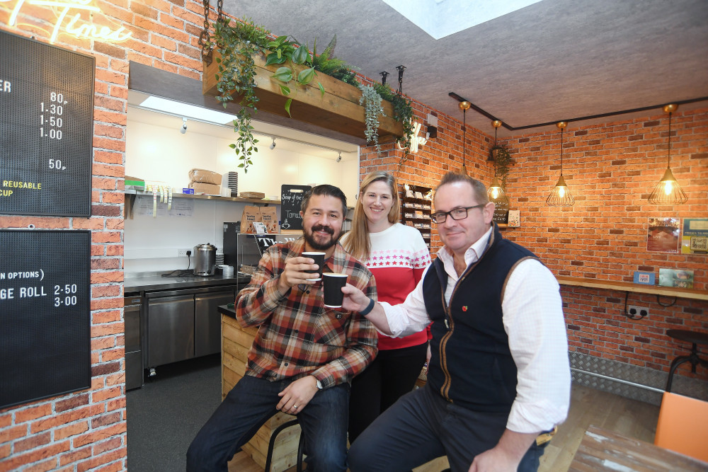 Rafael and Lisa Hernandez opened their Caffeine Project coffee house at Binley Woods at the end of 2021 (image supplied)