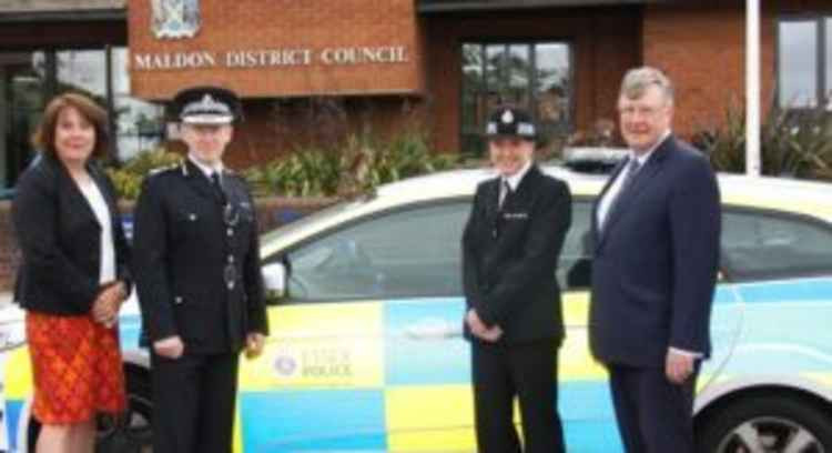 The opening of the new police base in Maldon in September, 2017