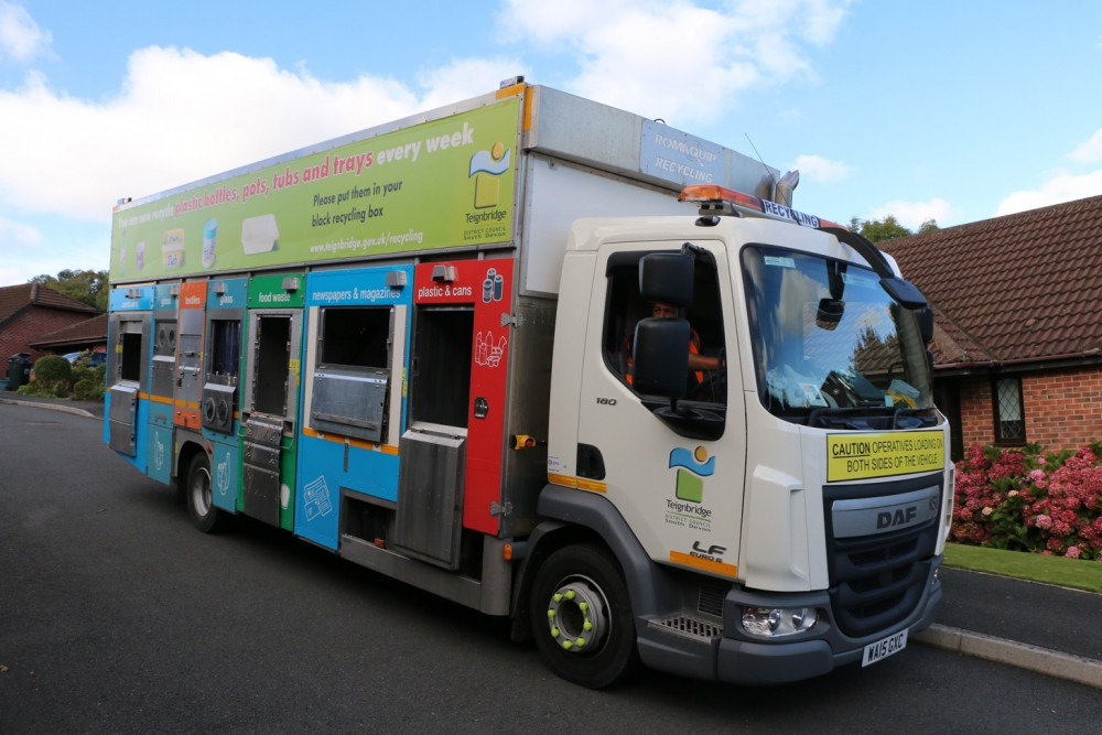 Teignbridge recycling lorry (Teignbridge District Council)