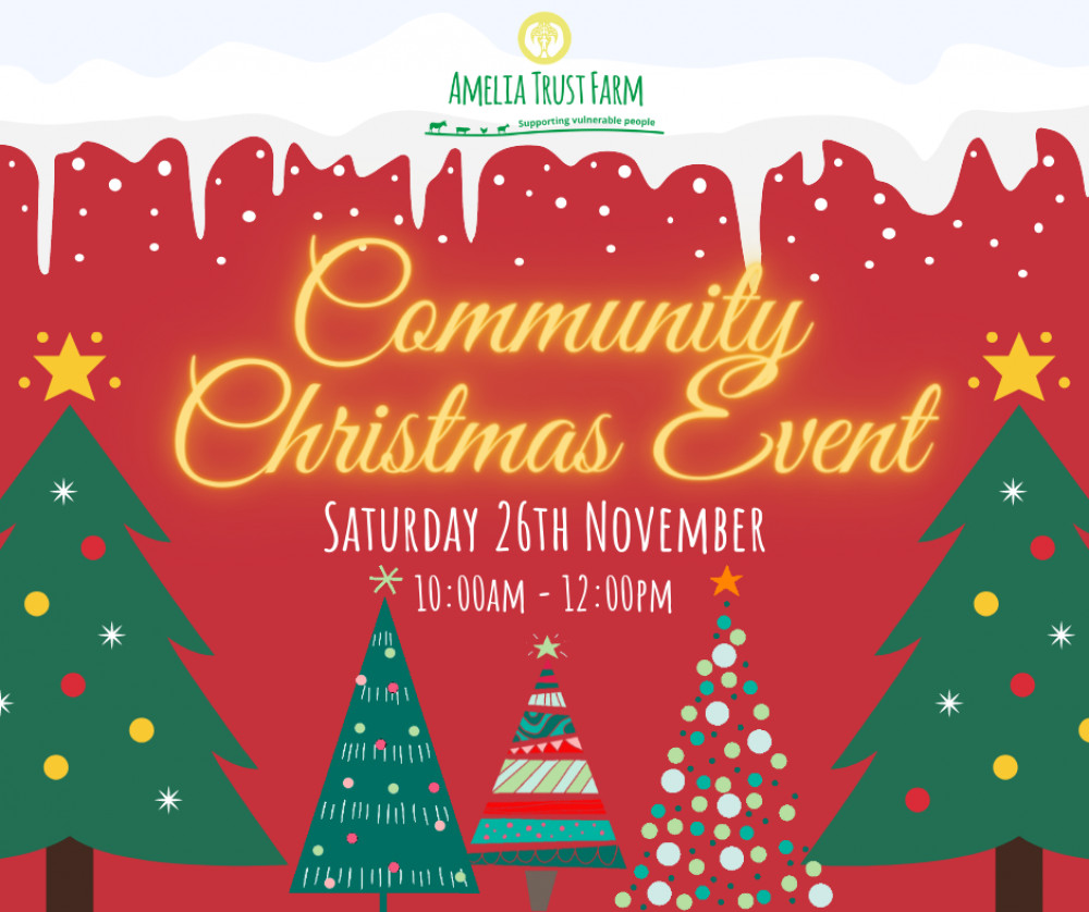 Amelia Trust Community Christmas Event will be held on November 26th